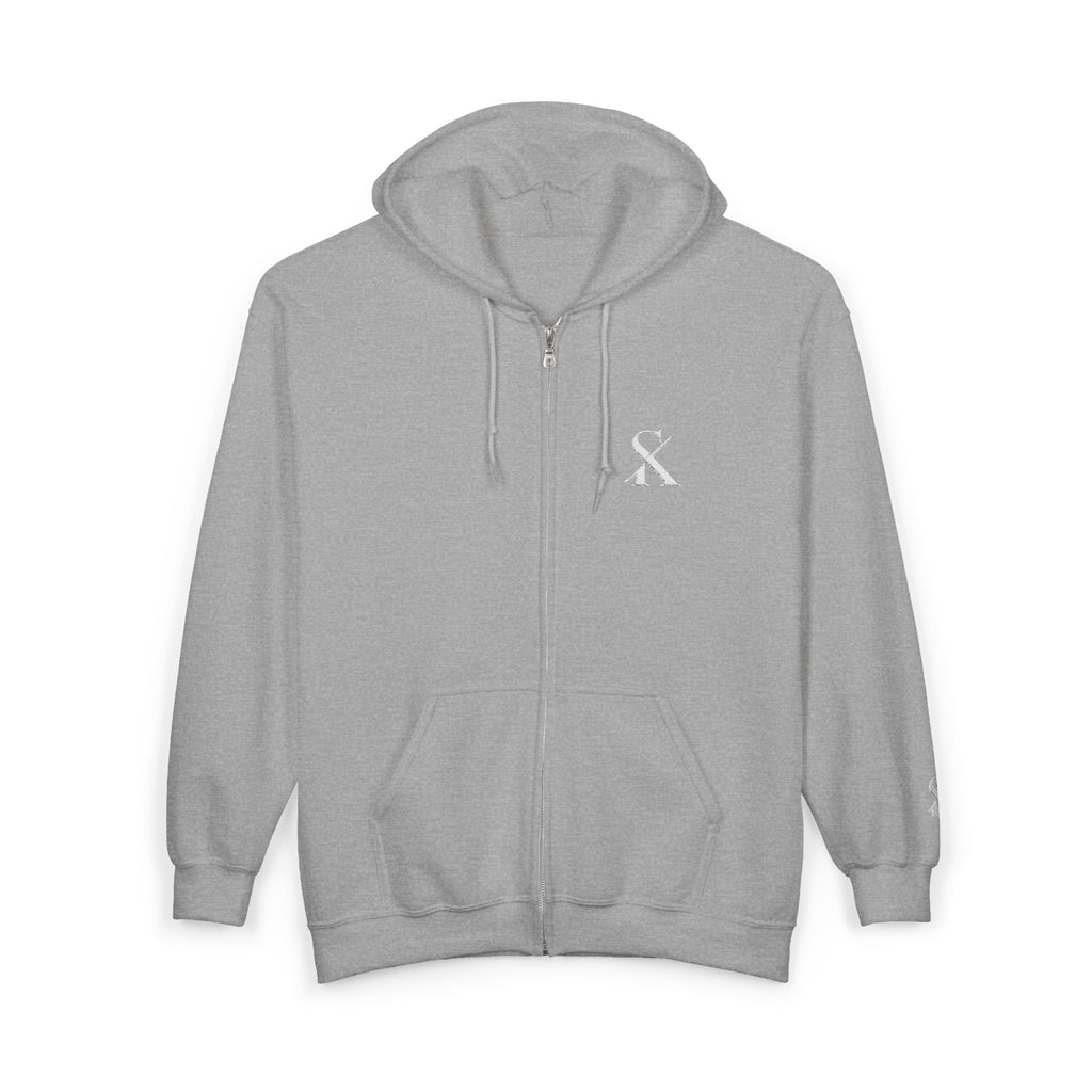 Embroidered "SK" Zip Hoodie for Her