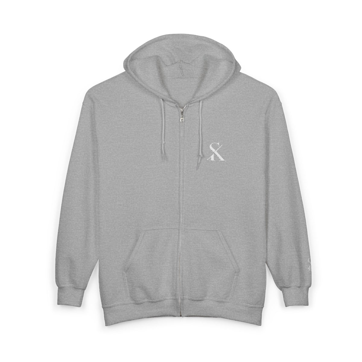 Embroidered "SK" Zip Hoodie for Her