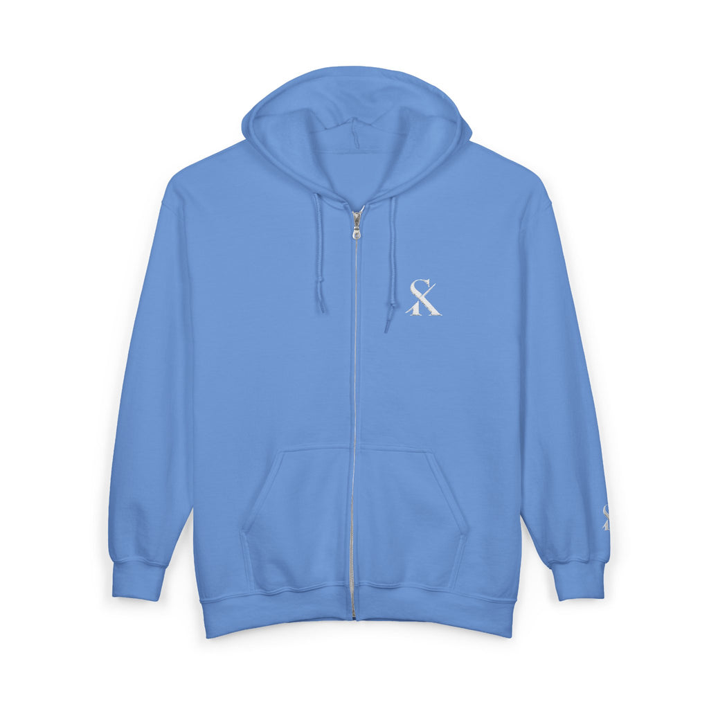 Embroidered "SK" Zip Hoodie for Her