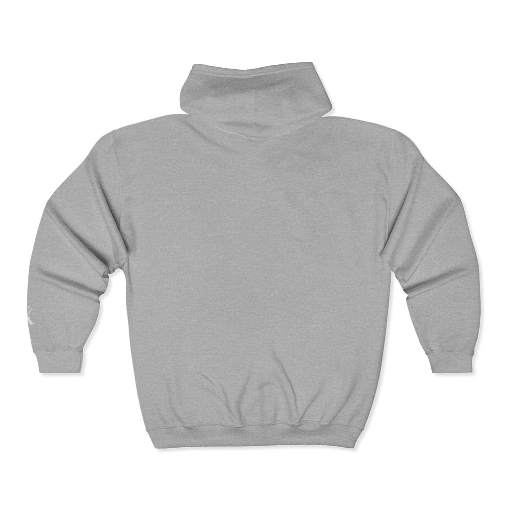 Embroidered "SK" Zip Hoodie for Her