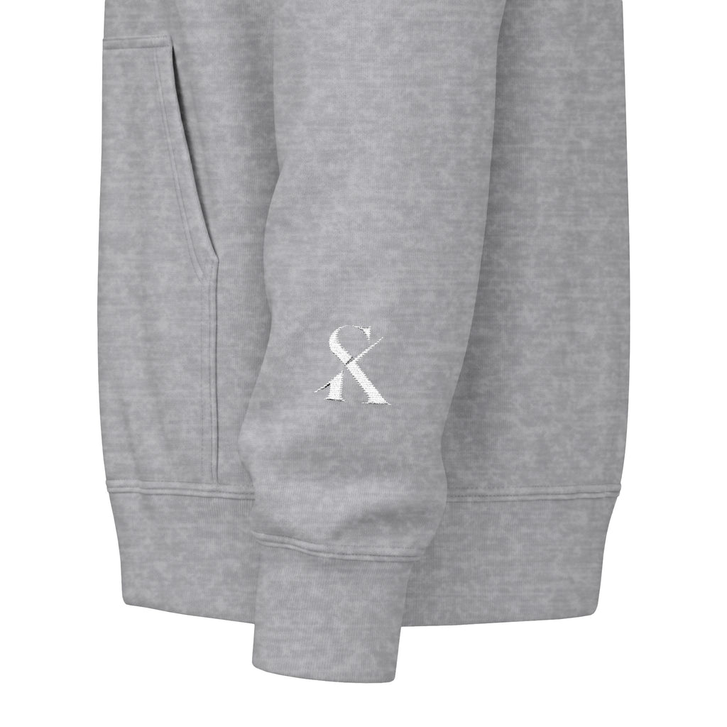 Embroidered "SK" Zip Hoodie for Her