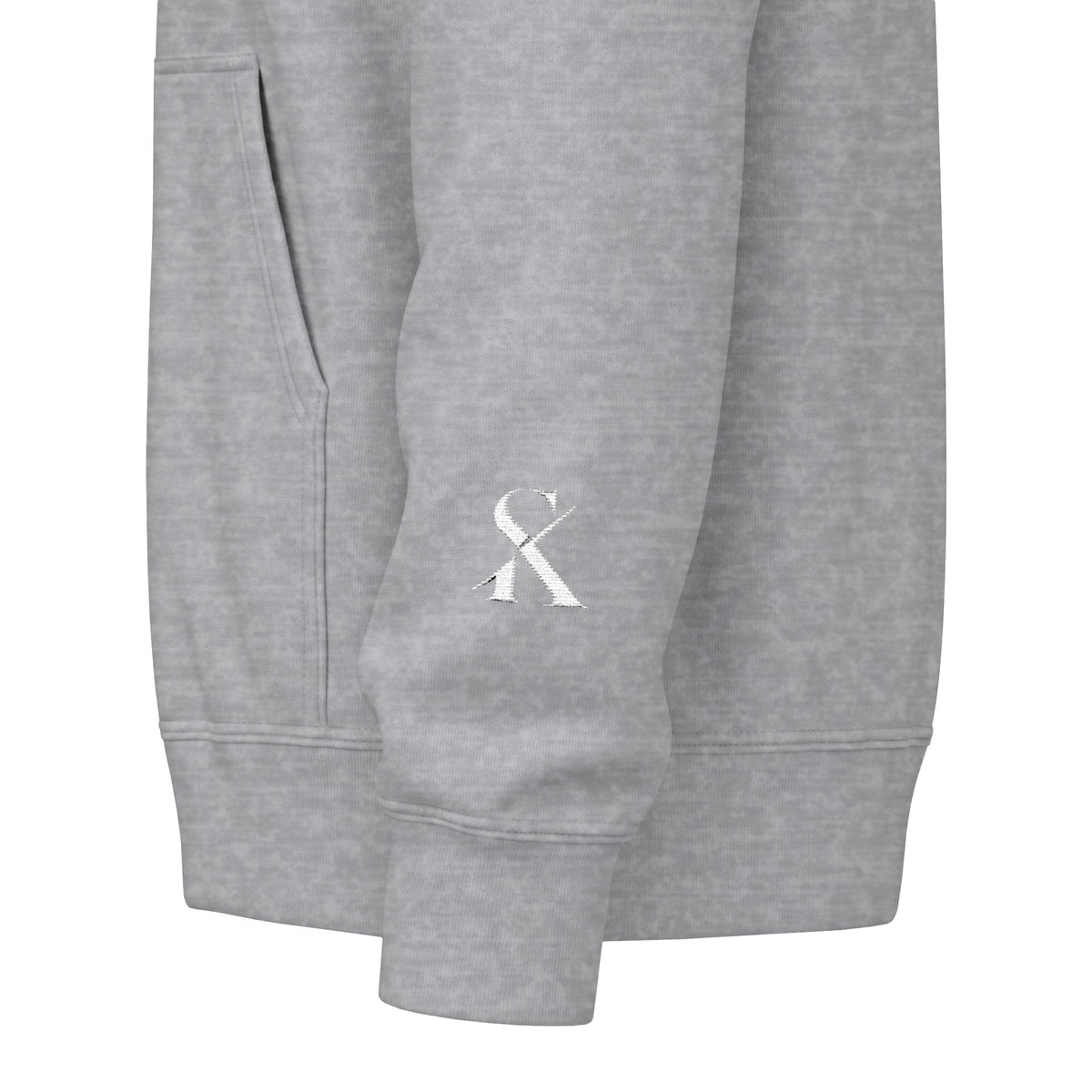 Embroidered "SK" Zip Hoodie for Her