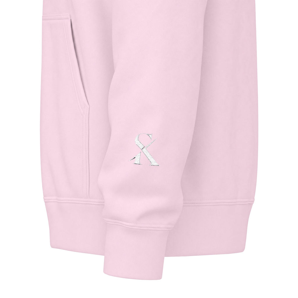 Embroidered "SK" Zip Hoodie for Her