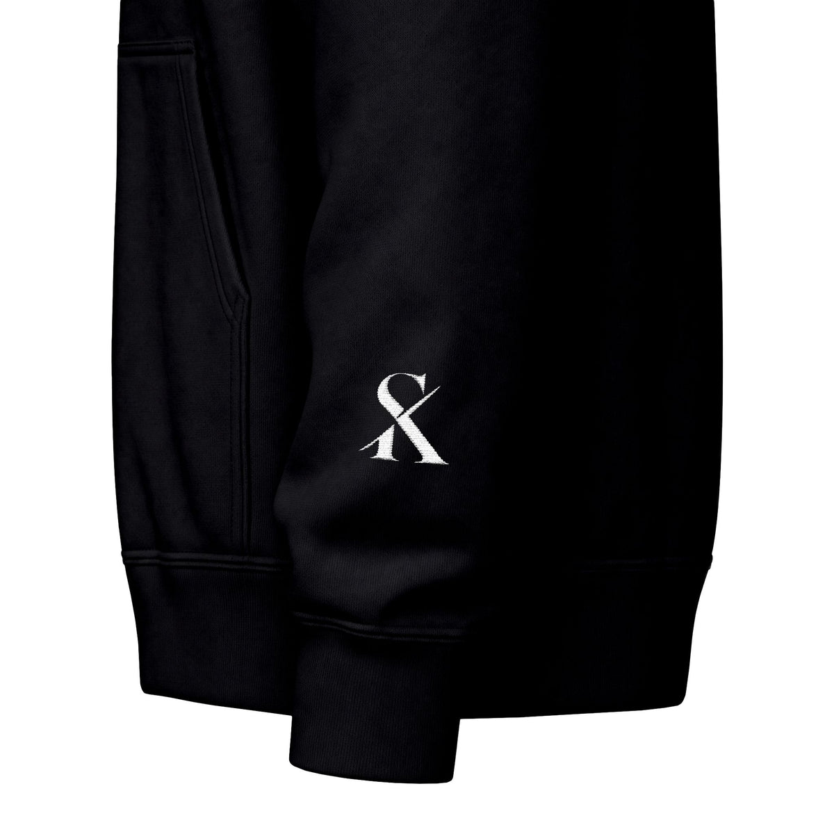 Embroidered "SK" Zip Hoodie for Her