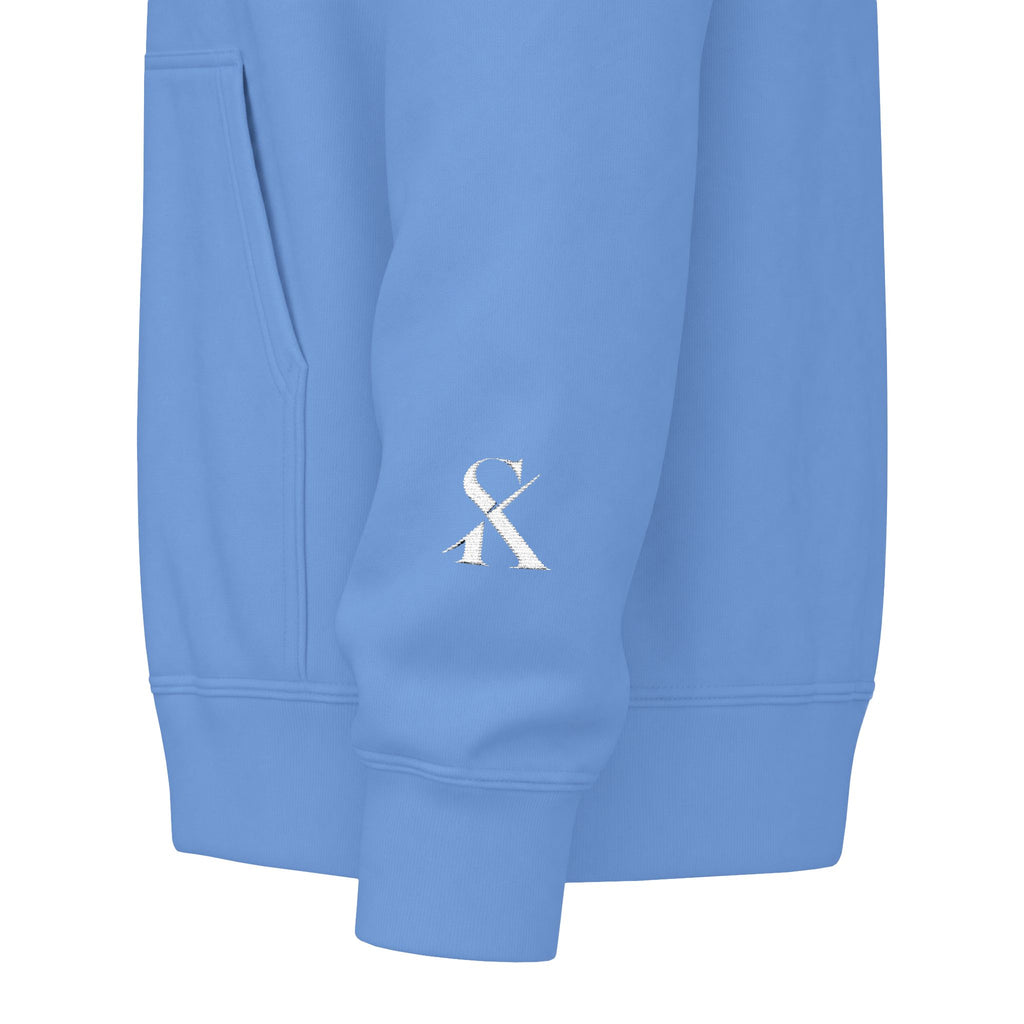 Embroidered "SK" Zip Hoodie for Her